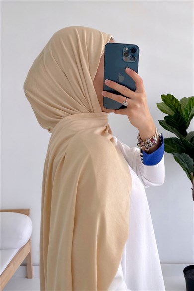 Penye Şal - Bej