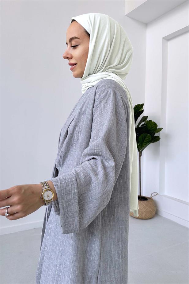 Penye Şal - Kırık Beyaz