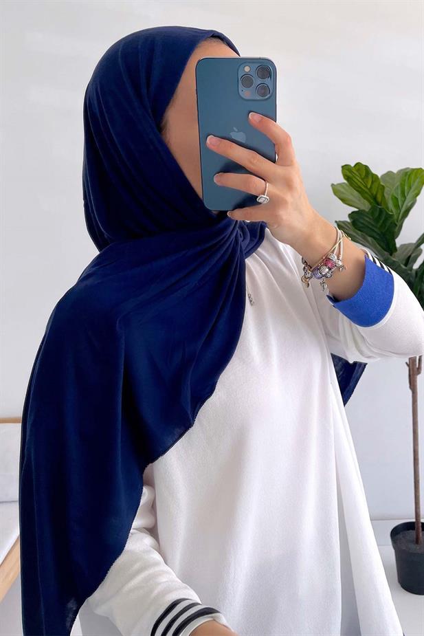 Penye Şal - Lacivert