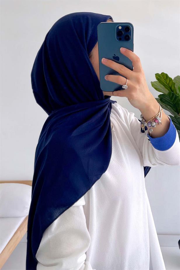 Penye Şal - Lacivert