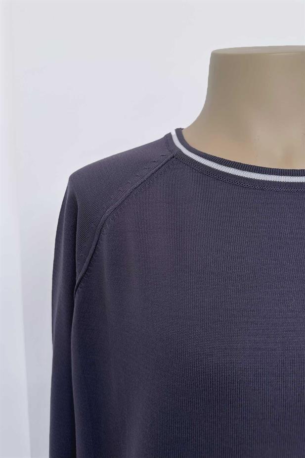 Reglan Merserize Elbise - Antrasit