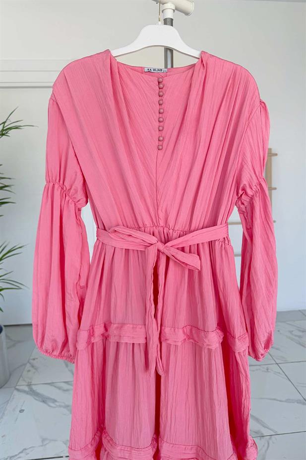 Sicilya Elbise - Pembe