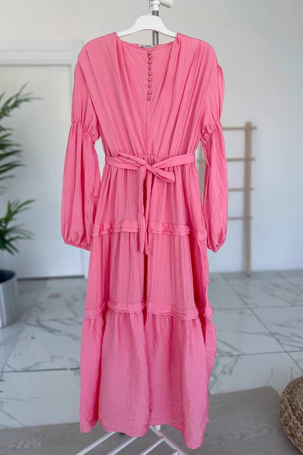 Sicilya Elbise - Pembe