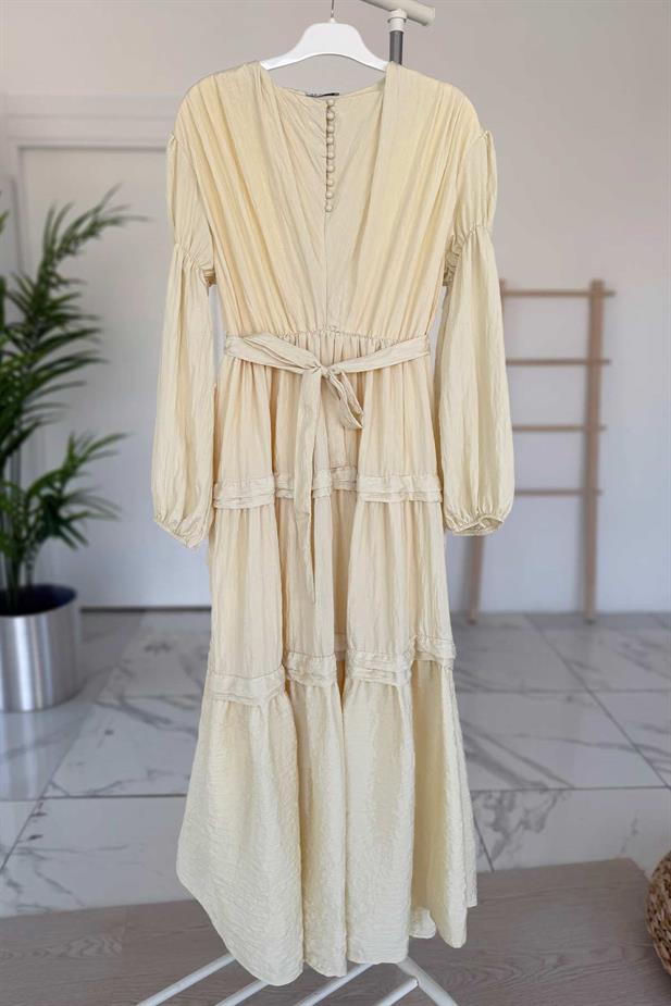 Sicilya Elbise - Sarı