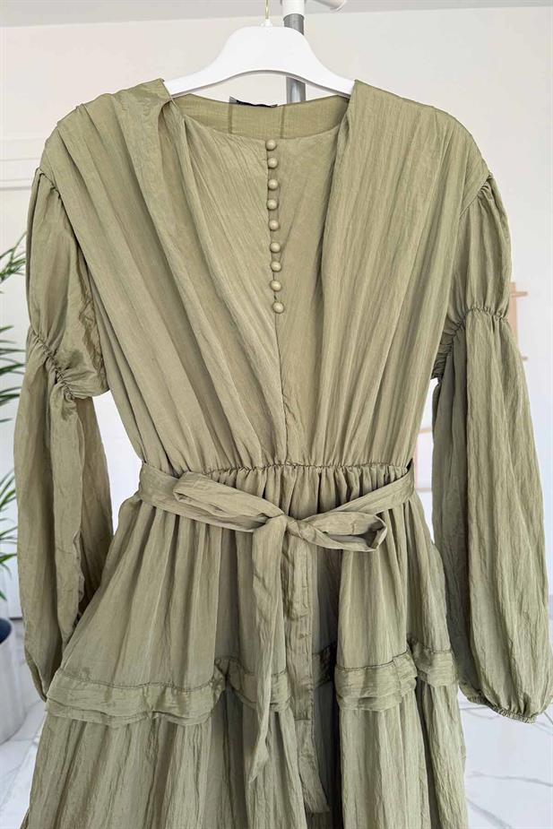 Sicilya Elbise - Yeşil