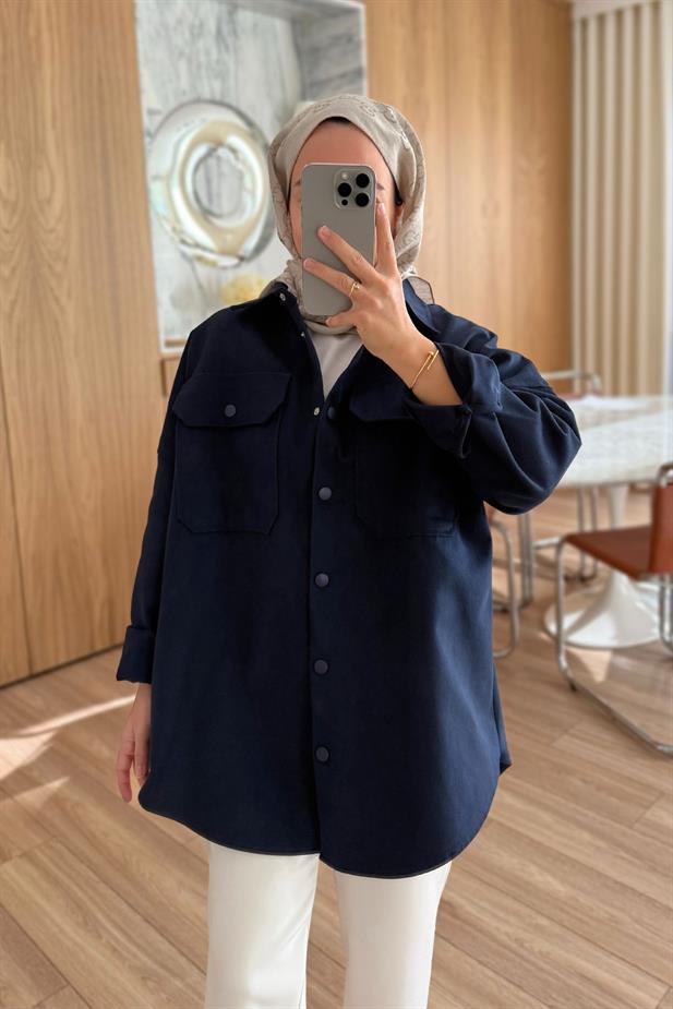 Soft Gömlek - Lacivert