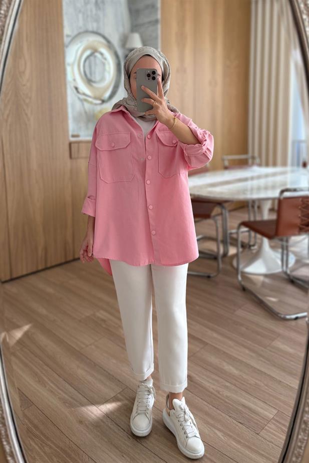 Soft Gömlek - Pembe