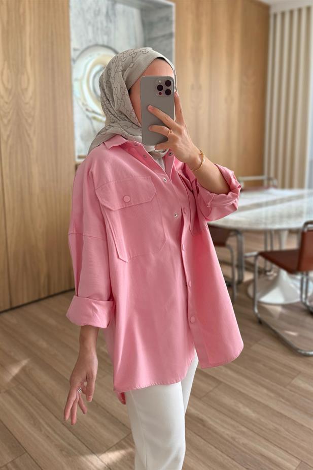 Soft Gömlek - Pembe