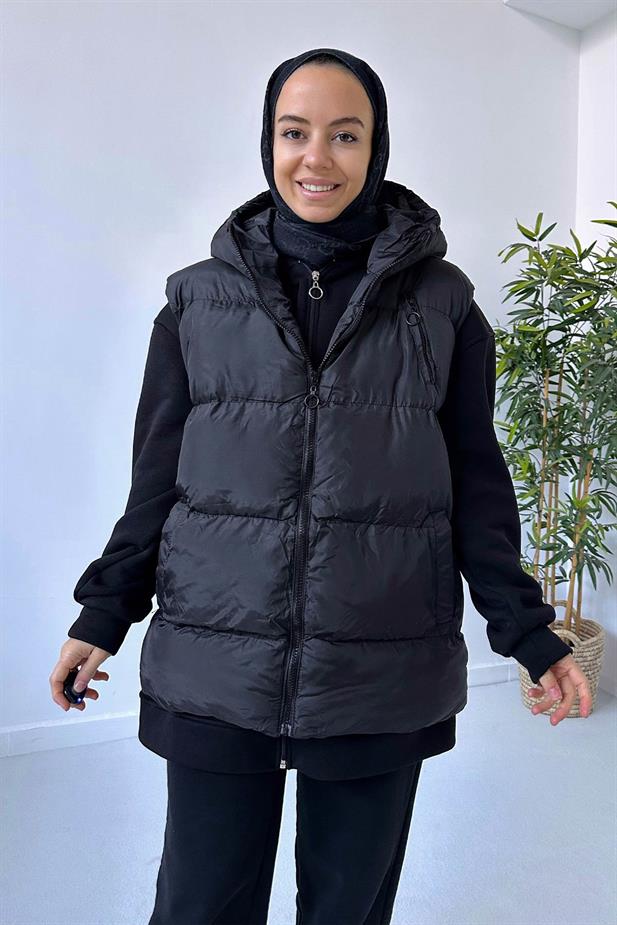 Star Şişme Yelek - Siyah