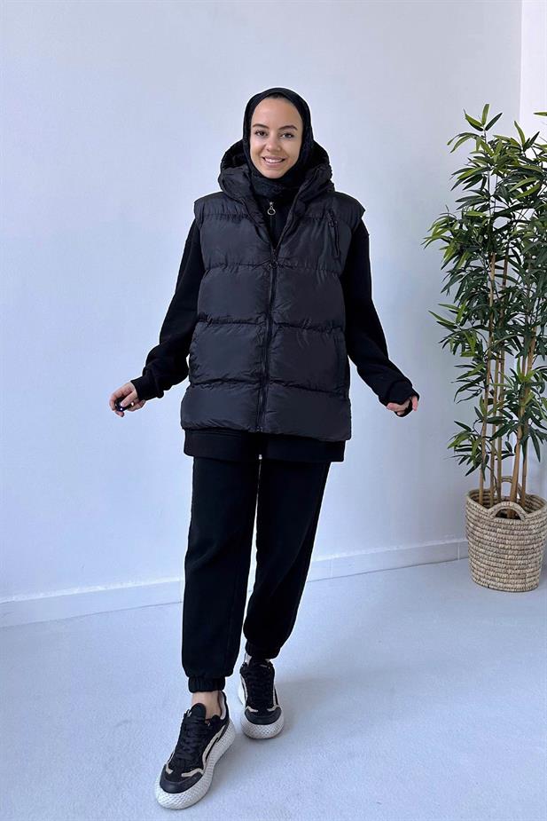 Star Şişme Yelek - Siyah