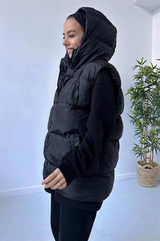 Star Şişme Yelek - Siyah