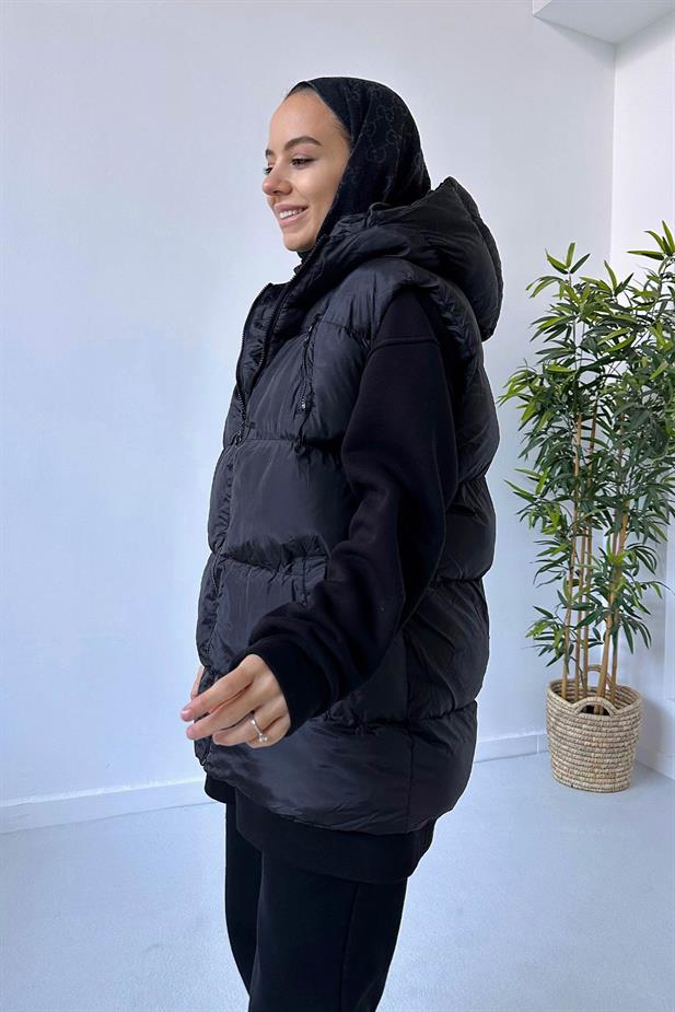 Star Şişme Yelek - Siyah