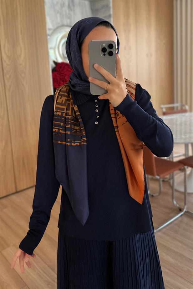 Wave Etekli Merserize Takım - Lacivert