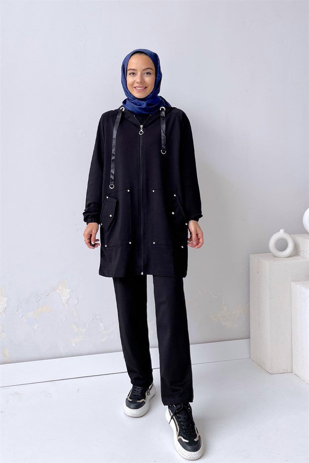 Zımba Detay Takım - Siyah