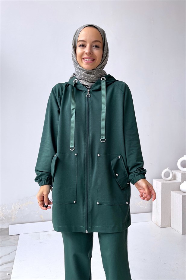 Zımba Detay Takım - Zümrüt Yeşil