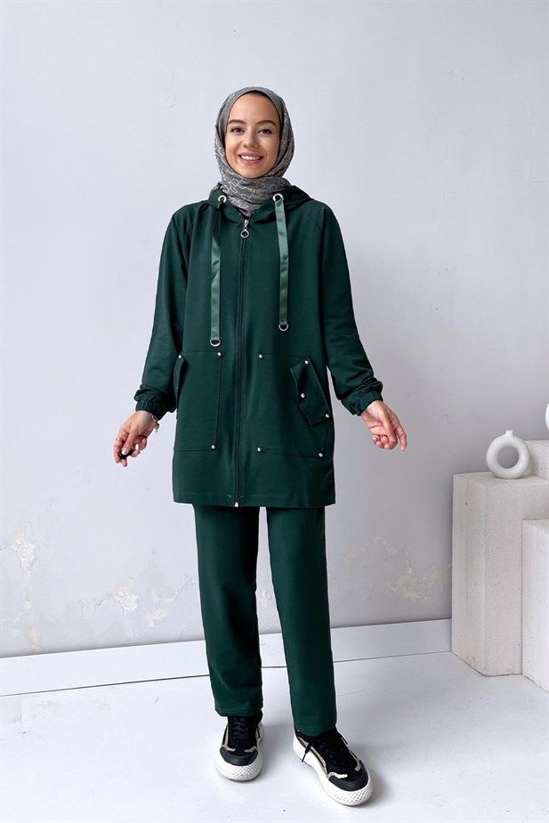 Zımba Detay Takım - Zümrüt Yeşil