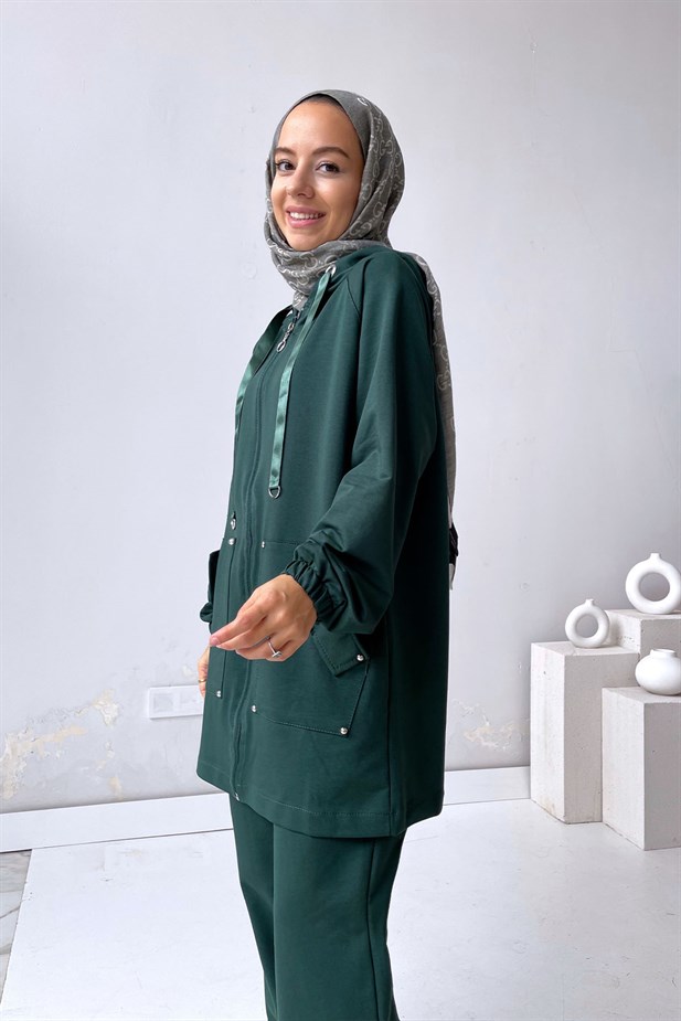 Zımba Detay Takım - Zümrüt Yeşil