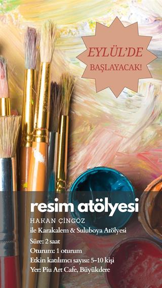 AT-T02SaksıhaneResim Atölyesi:Suluboya & Karakalem