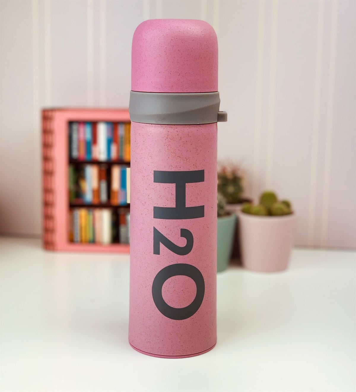  H20 Bardaklı Pembe Cam MataraGiftmodaBardaklı-Pembe-Cam-Matara
