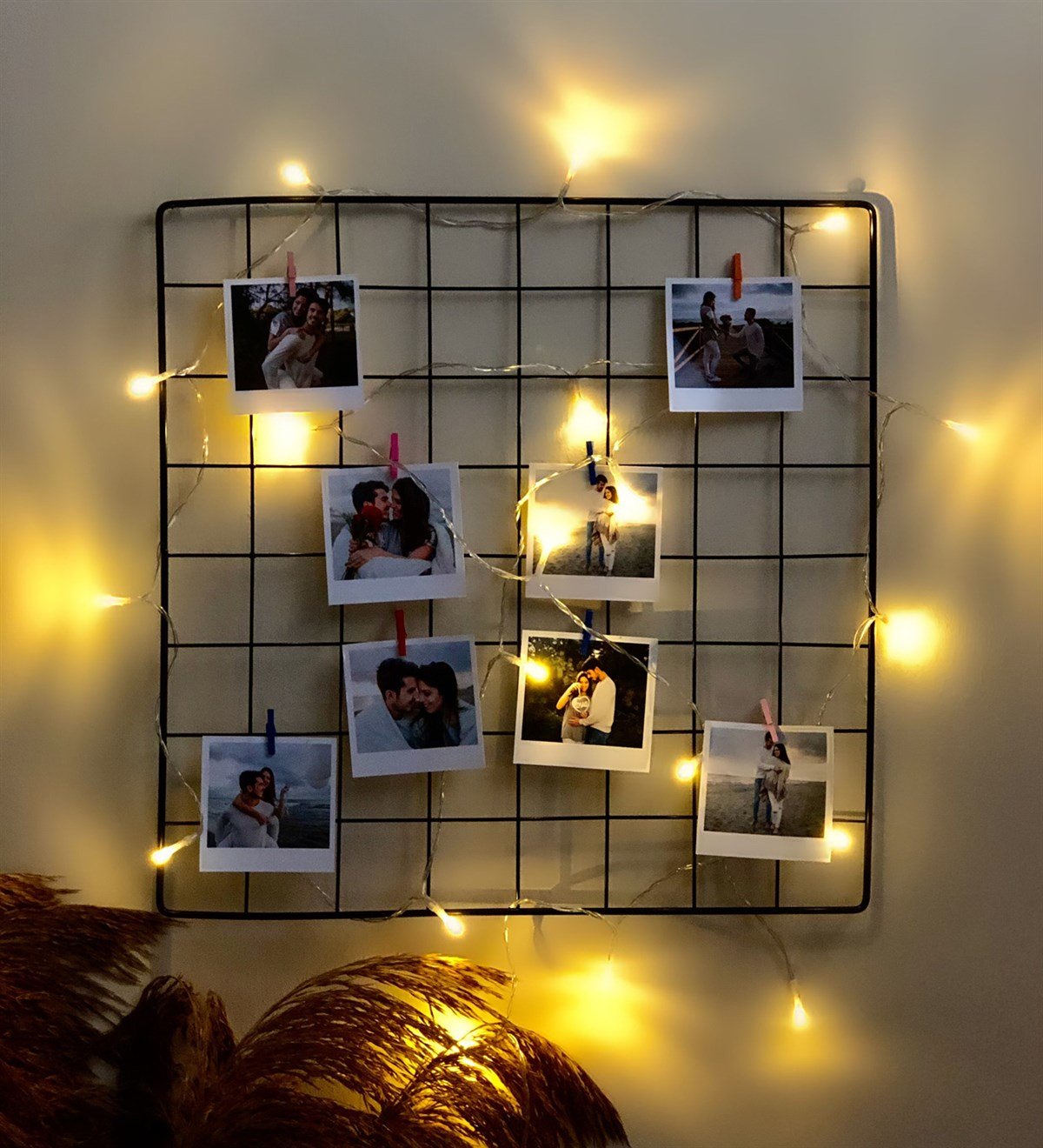  Kişiye Özel Fotoğraflı Peri Ledli Metal ÇerçeveGiftmodagm-1456-Gm-4081