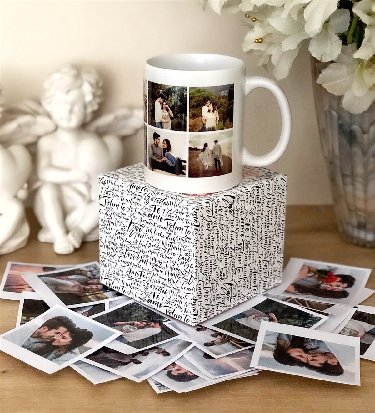 8 Poloroid Fotoğraf ve 8 Fotoğraflı Hediye Kutulu KupaGiftmoda8-poloroid-kutulu-kupa-100-dilde