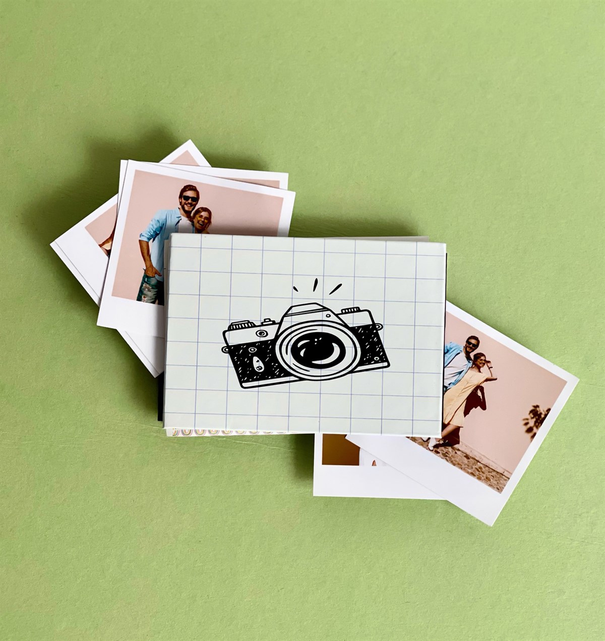 Kişiye Özel Fotoğraflı Fotoğraf Makinası Tasarımlı Mini AlbümgiftmodaGmab100077