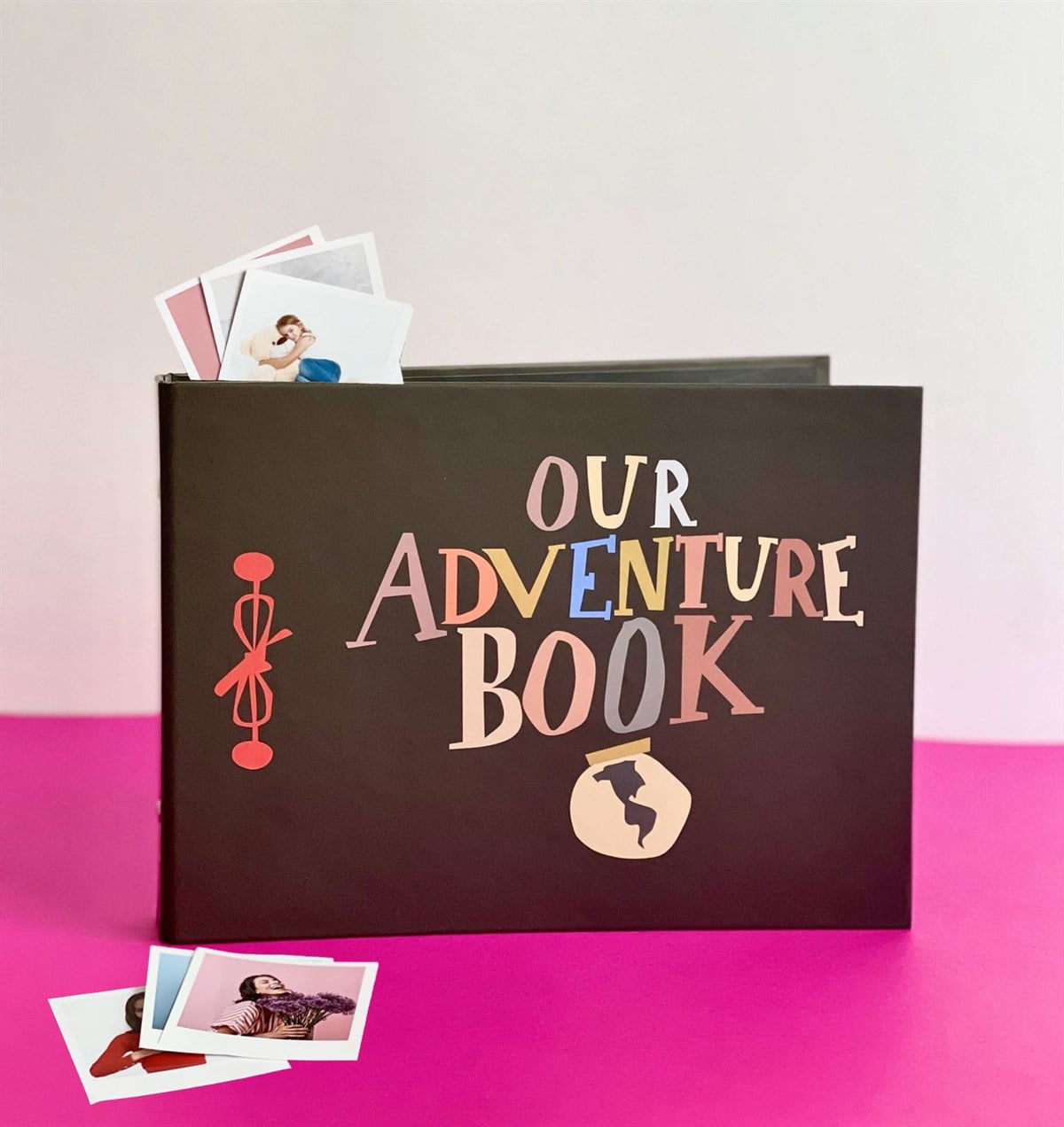 Kişiye Özel 20 Fotoğraflı Our Adventure Book Tasarımlı Klasör Albüm GiftmodaGmab100069