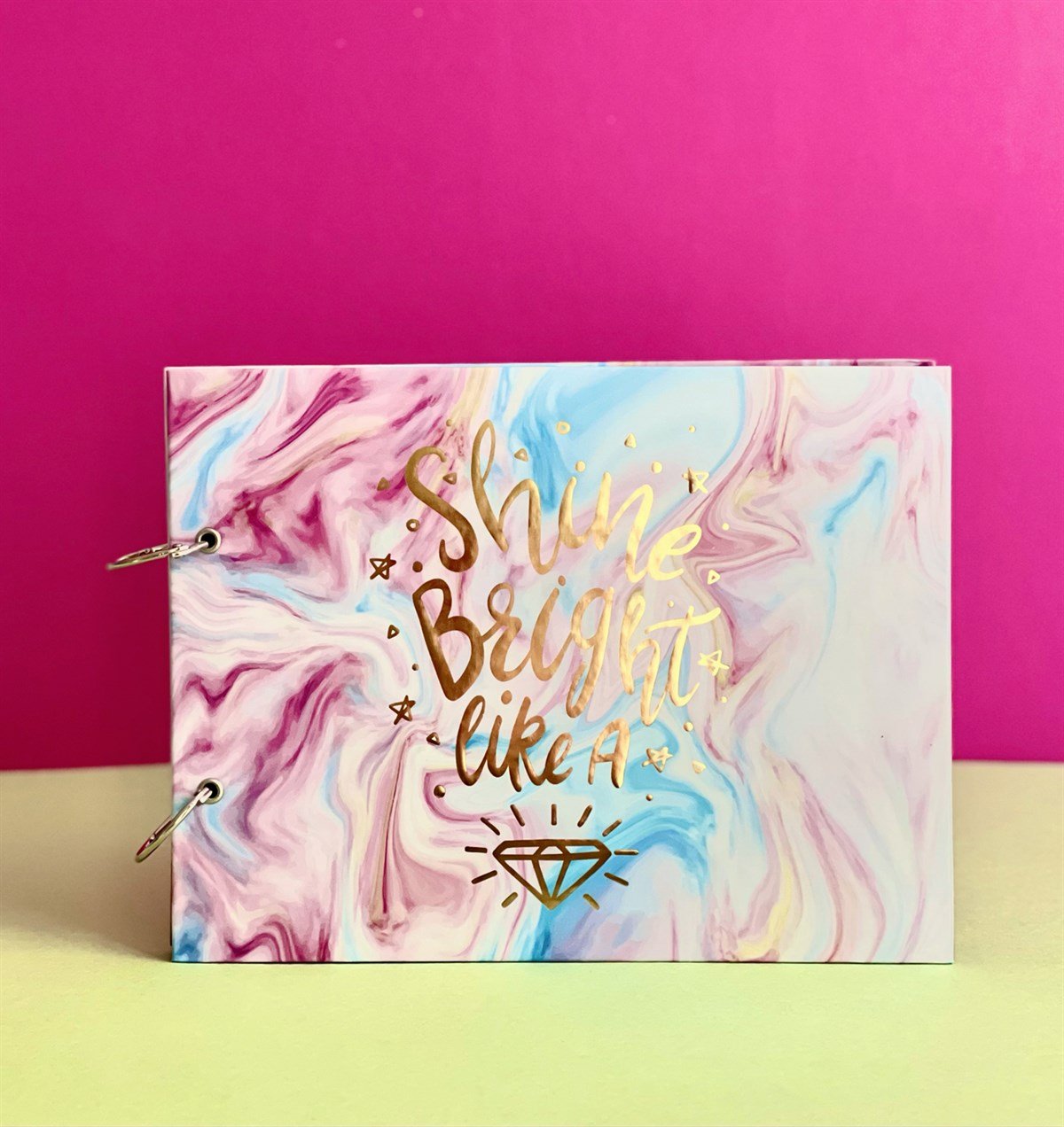 Elmas Motto Tasarımlı Klasör AlbümGiftmodaGmab100063