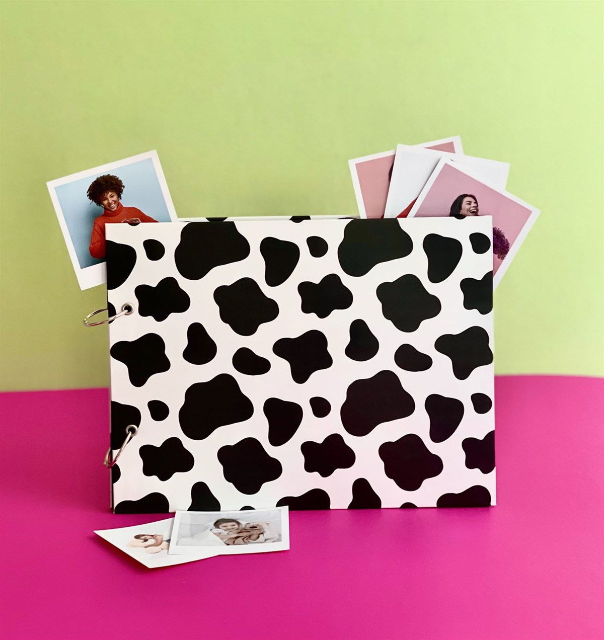 Kişiye Özel 20  İnek Tasarımlı Klasör AlbümGiftmodaGmab100073