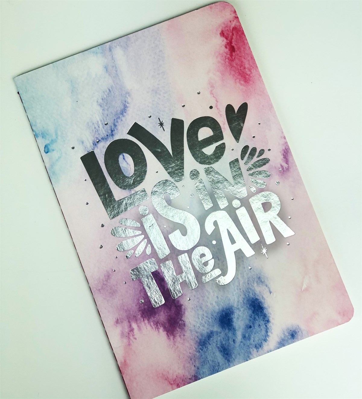 Aşk Havadadır Tasarımlı Lak DefterGiftmodaLove-İs-Lak-Defter