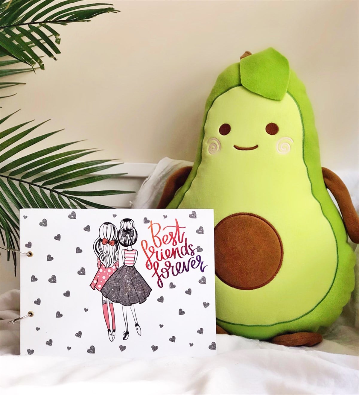 Avocado Yastık Ve Best Friend Forever SetGiftmodaBff-Albüm-Avocado-Yastık