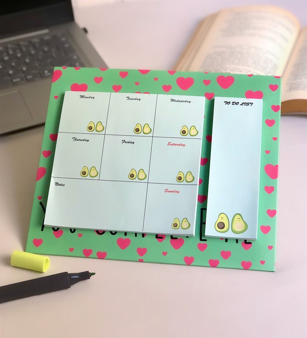 Avokado Tasarımlı PlannerGiftmodaAvokado-Planner