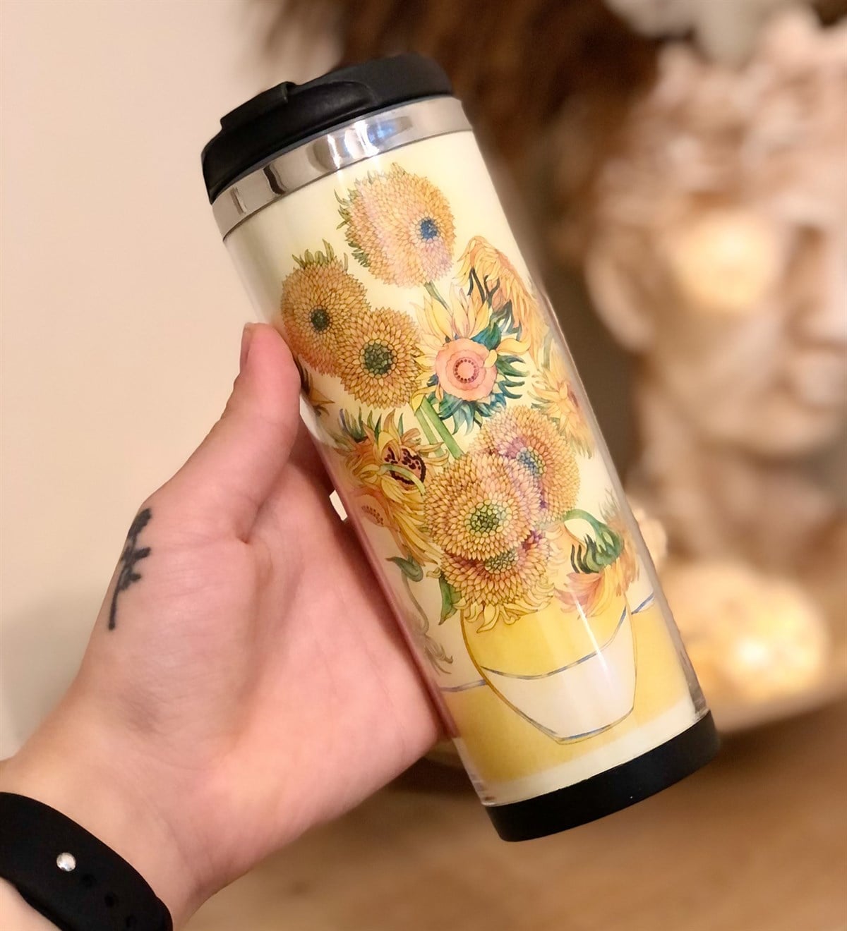 Ayçiçek Tasarımlı 400 Ml Mug BardakGiftmodaGmmg100034