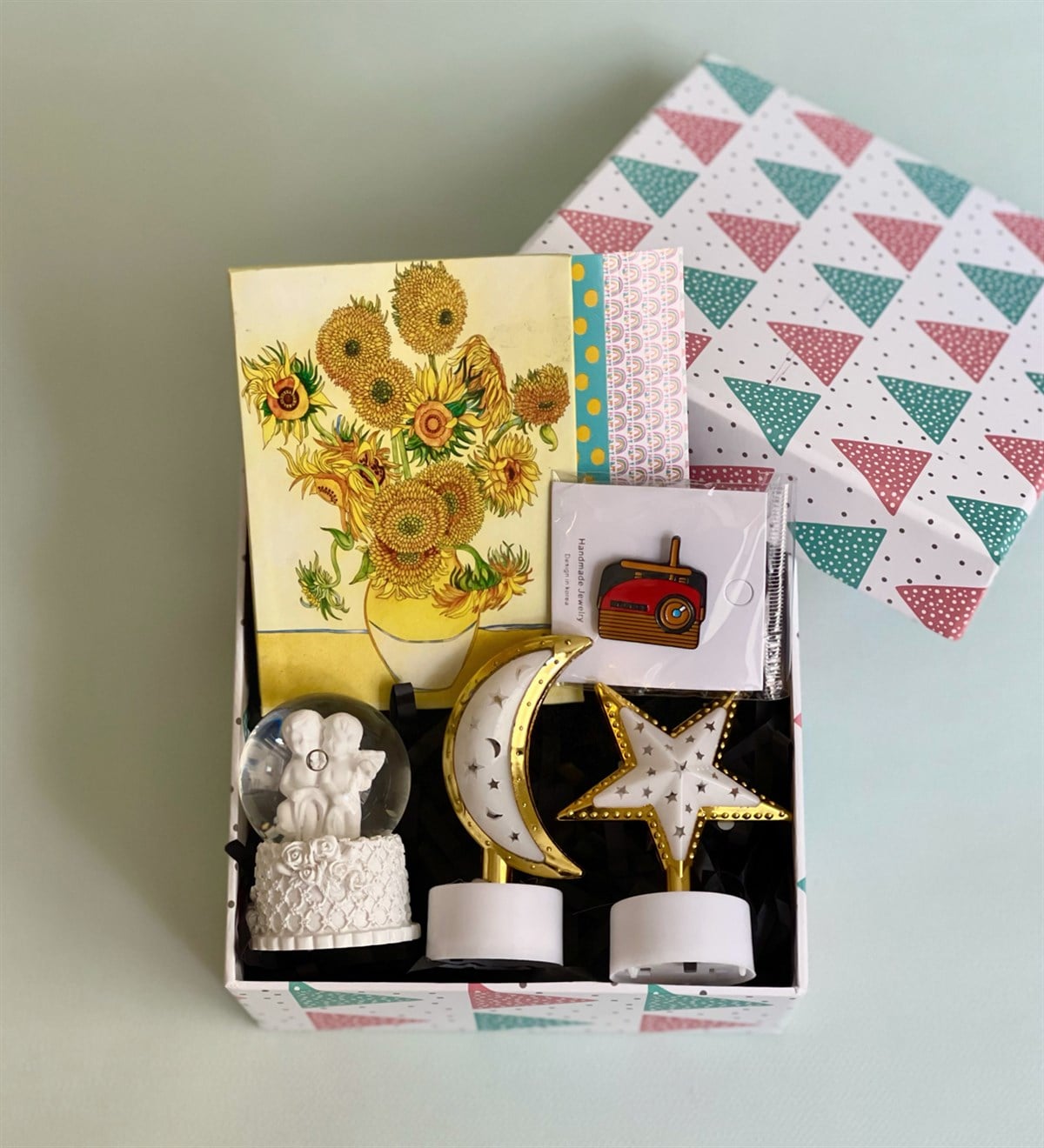 Ayçiçek Tasarımlı Hediye SetiGiftmodaGmhs100325