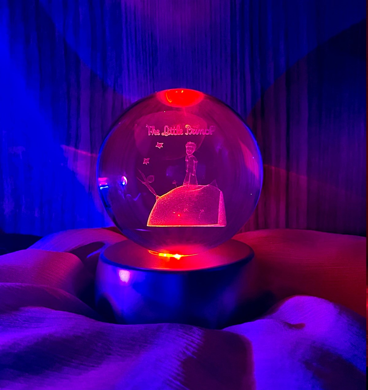 Küçük Prens Tasarımlı Işıklı Cam KüregiftmodaGm-4227