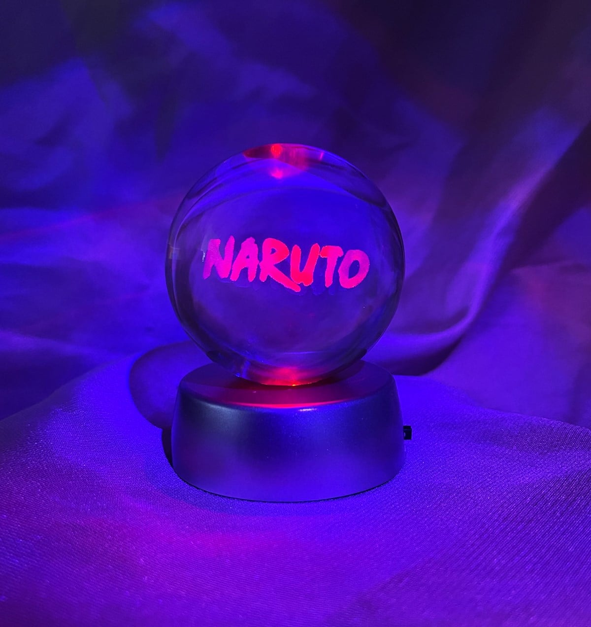 Naruto Anime Tasarımlı Işıklı Cam KüregiftmodaGM-5030	