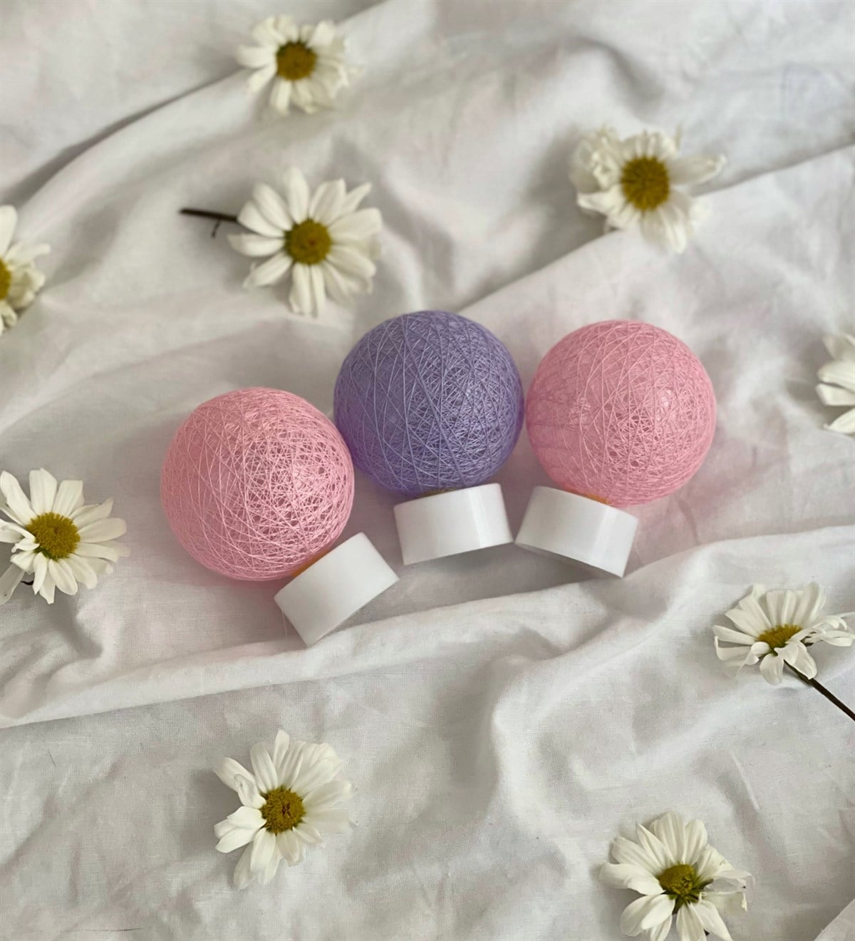 Mini Hasır 3'li Gece LambasıgiftmodaGM-4157-3'lu