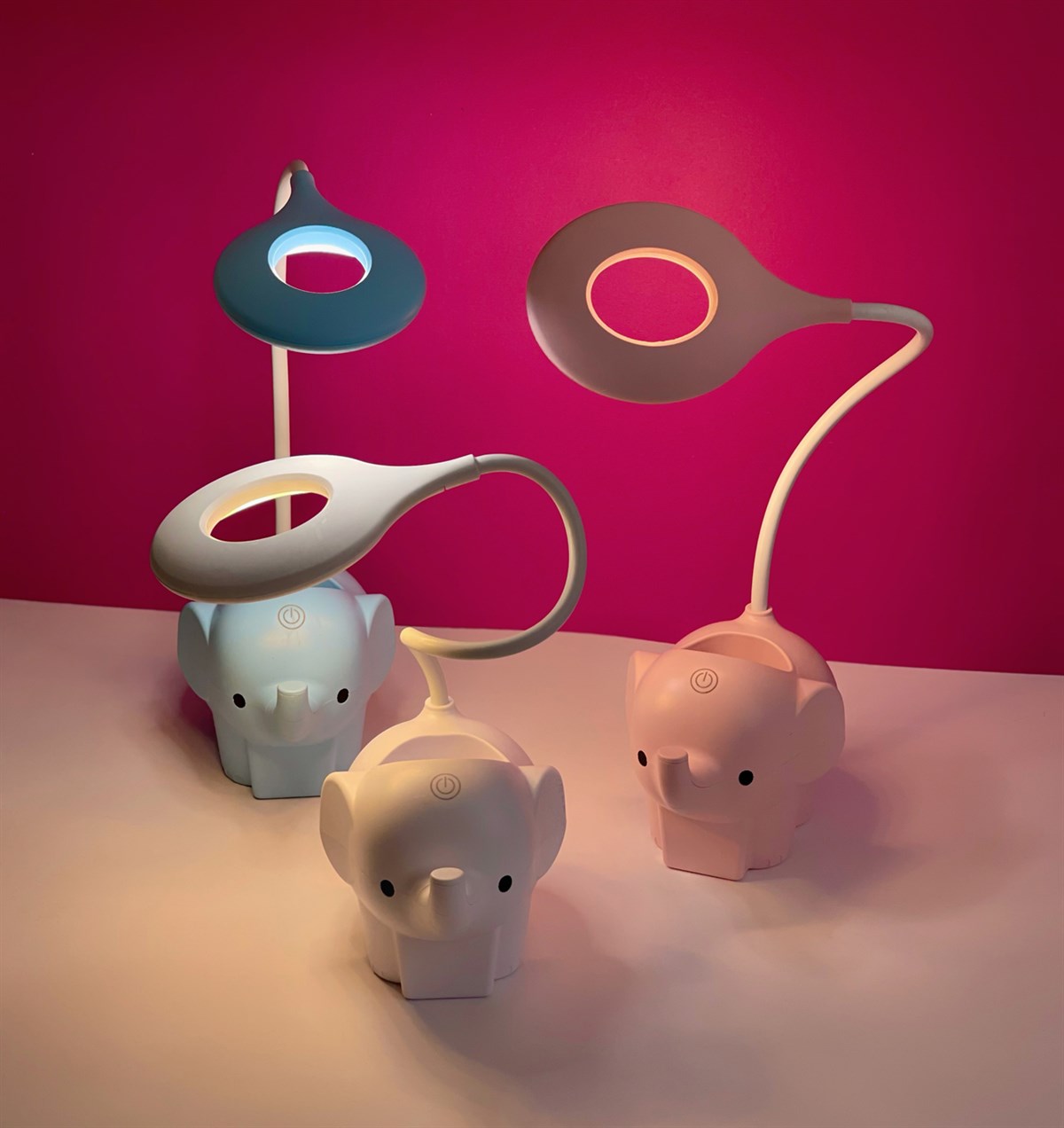 Fil Tasarımlı Dokunmatik Şarjlı Masa LambasıGiftmodaGm-4217