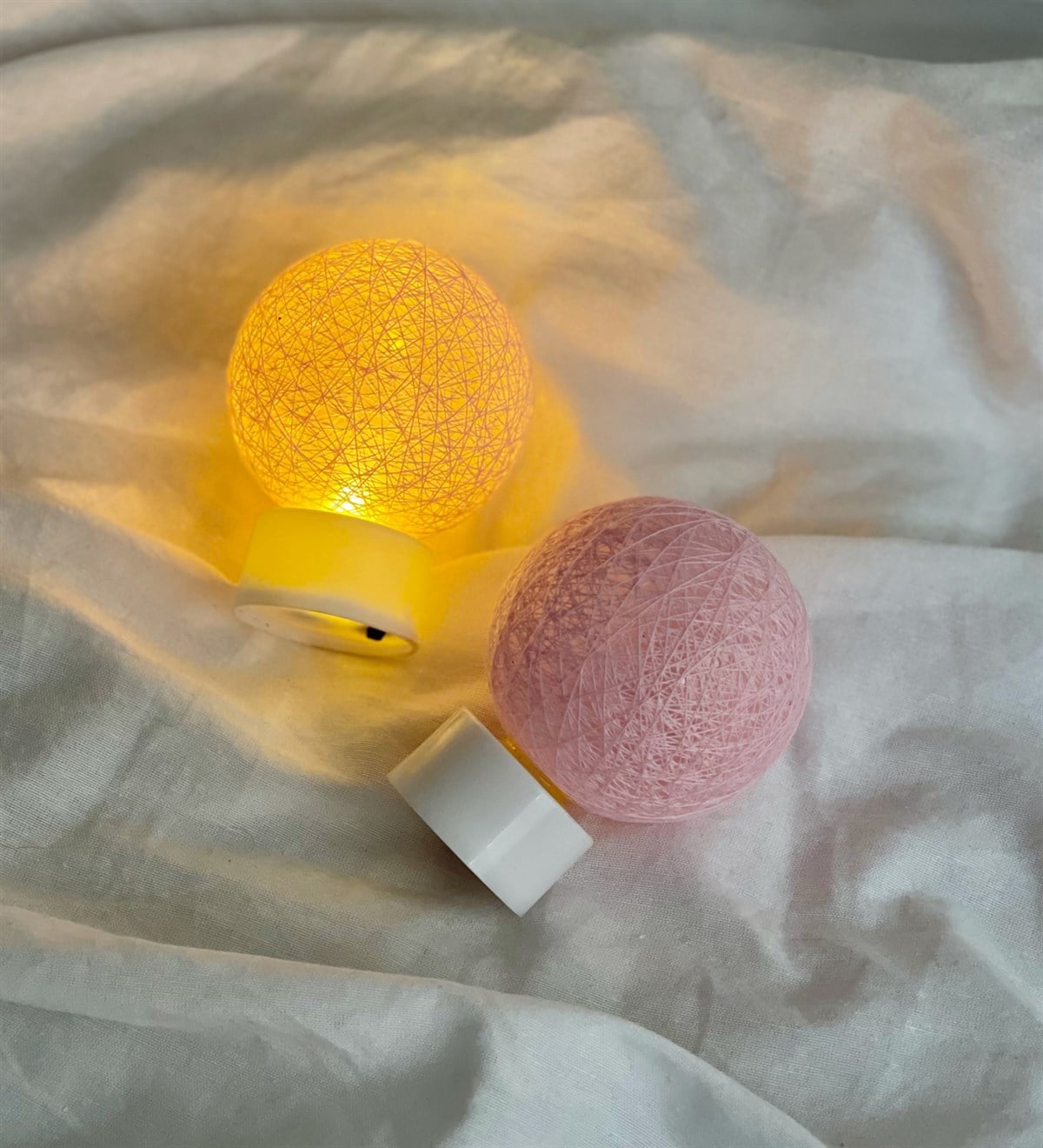 Mini Hasır 2'li Gece LambasıgiftmodaGM-4157