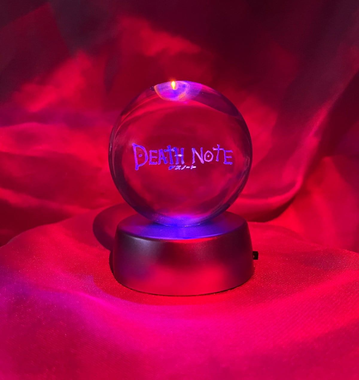 Death Note Anime Tasarımlı Işıklı Cam Küre	giftmodaGM-5028	