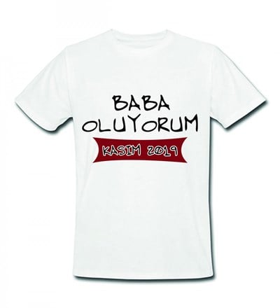 Baba Oluyorum Baskılı Tasarım Tişört