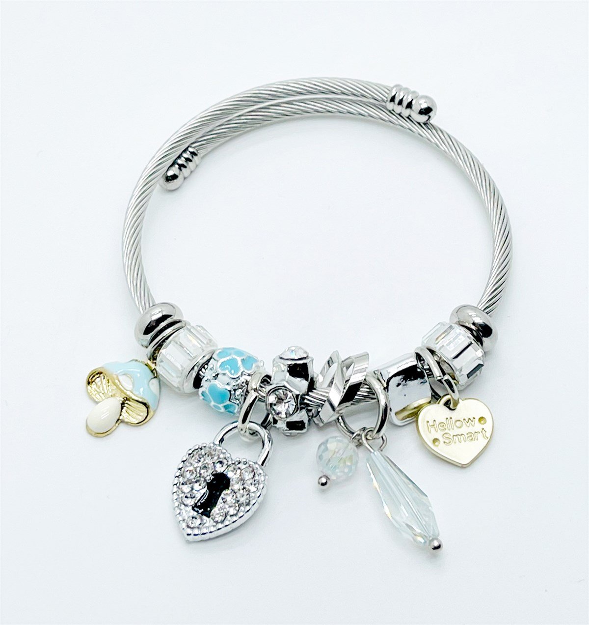 Pandora Model Dilek Bilekliği Kilit KalpgiftmodaGmbl100003