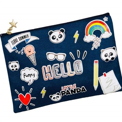 Çalışkan Panda Kumaş Çanta