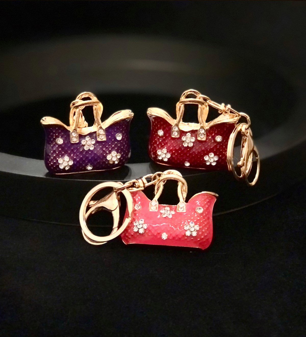 Çanta Figürlü Taşlı AnahtarlıkGiftmodaGman100009