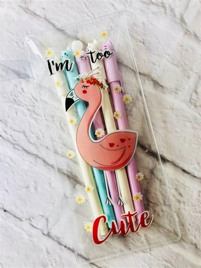 Çıt Çıtlı Çanta Cute Flamingo ÇT02