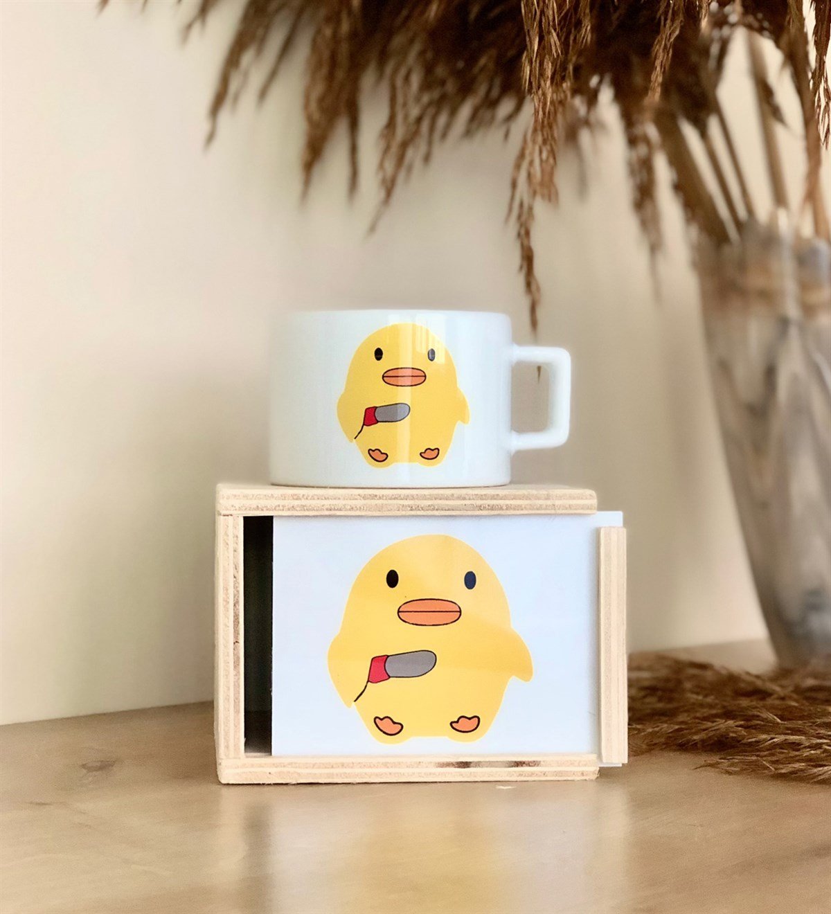 Civciv Tasarımı Kutulu KupaGiftmodaCivciv-Kutulu-Kupa