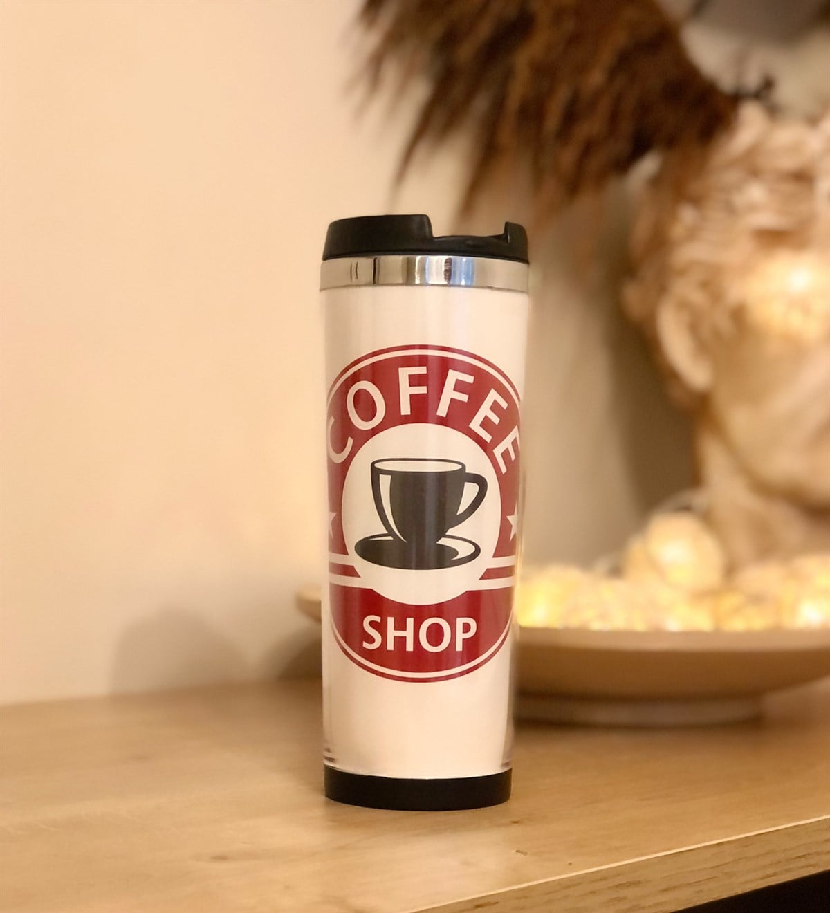 Coffe Shop Tasarımlı 400 Ml Mug BardakGiftmodaGmmg100012	