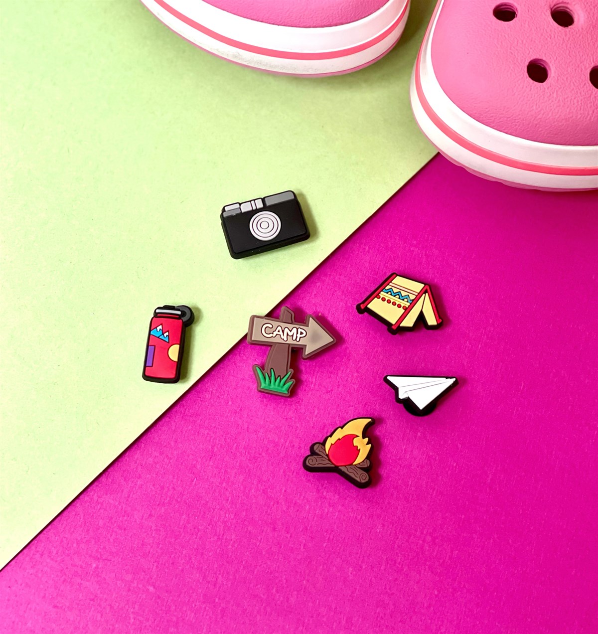 Crocs Jibbitz Terlik Süsü Kamp Serisi 6'lı GiftmodaGmjb00003
