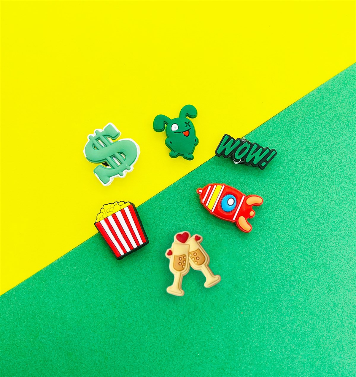 Crocs Jibbitz Terlik Süsü 6'lı Dolar SerisigiftmodaGmjb00022