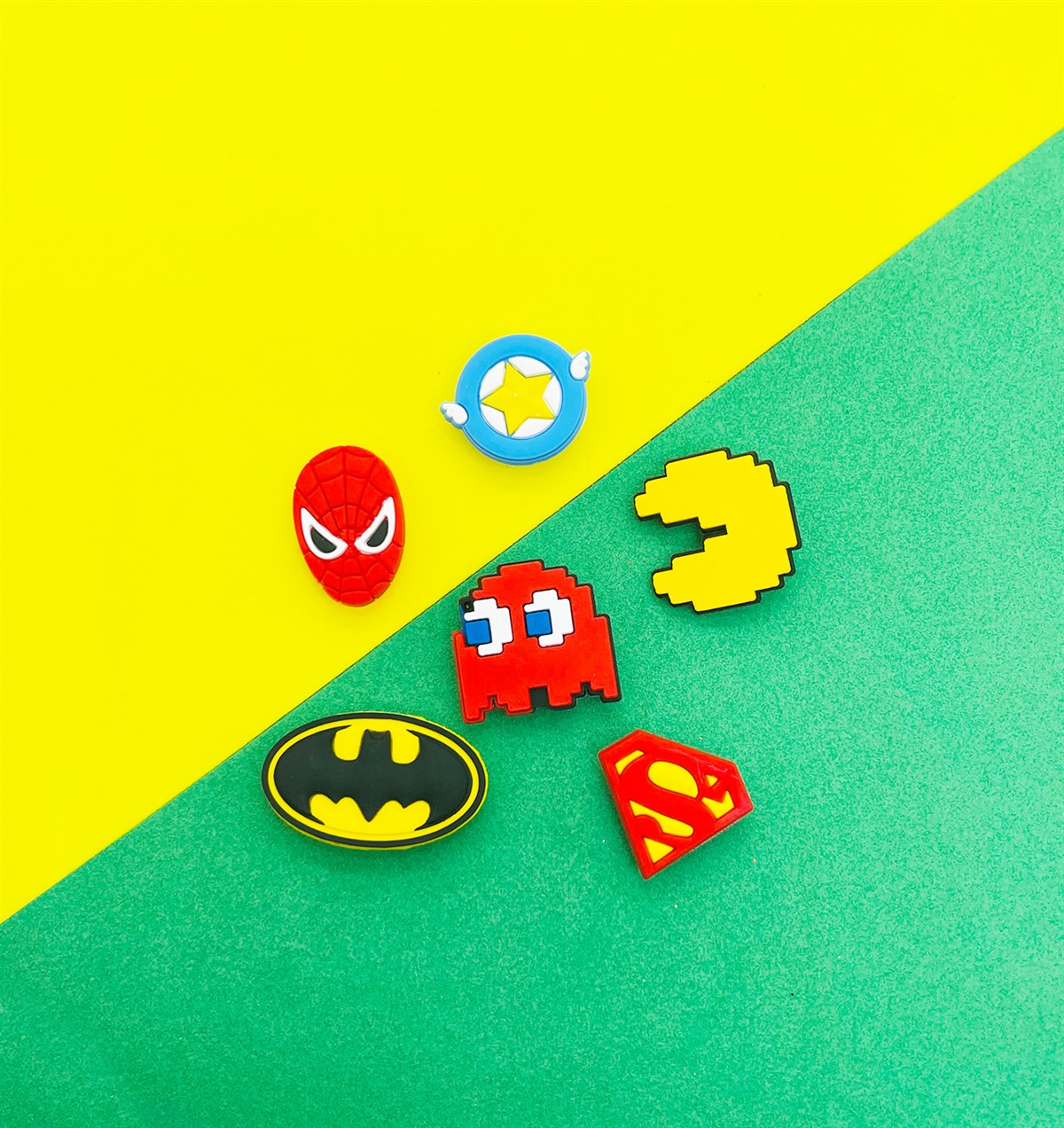 Crocs Jibbitz Terlik Süsü 6'lı Süper Kahraman SerisigiftmodaGmjb00023